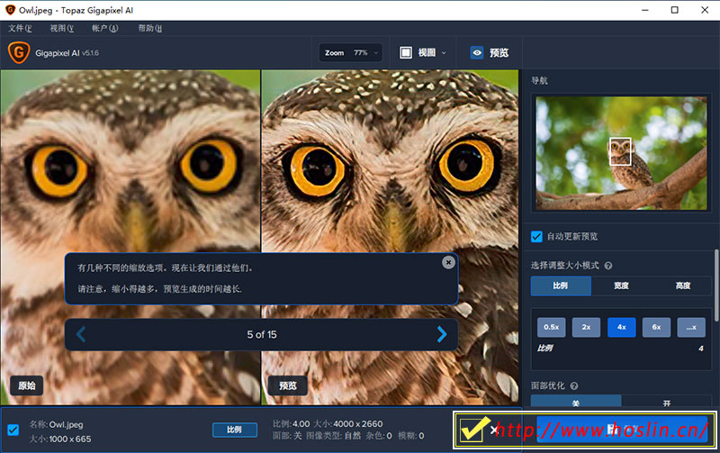 【软件】AI人工智能无损放大软件 Topaz Gigapixel AI 5.1.6 支持PS2021插图(3)
