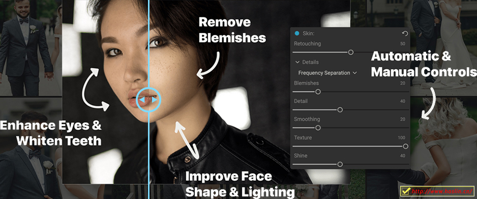 【软件/PS插件】AI人工智能人像后期处理修饰软件 ON1 Portrait AI 2021 v15 中文汉化版 支持Win/Mac插图(8)