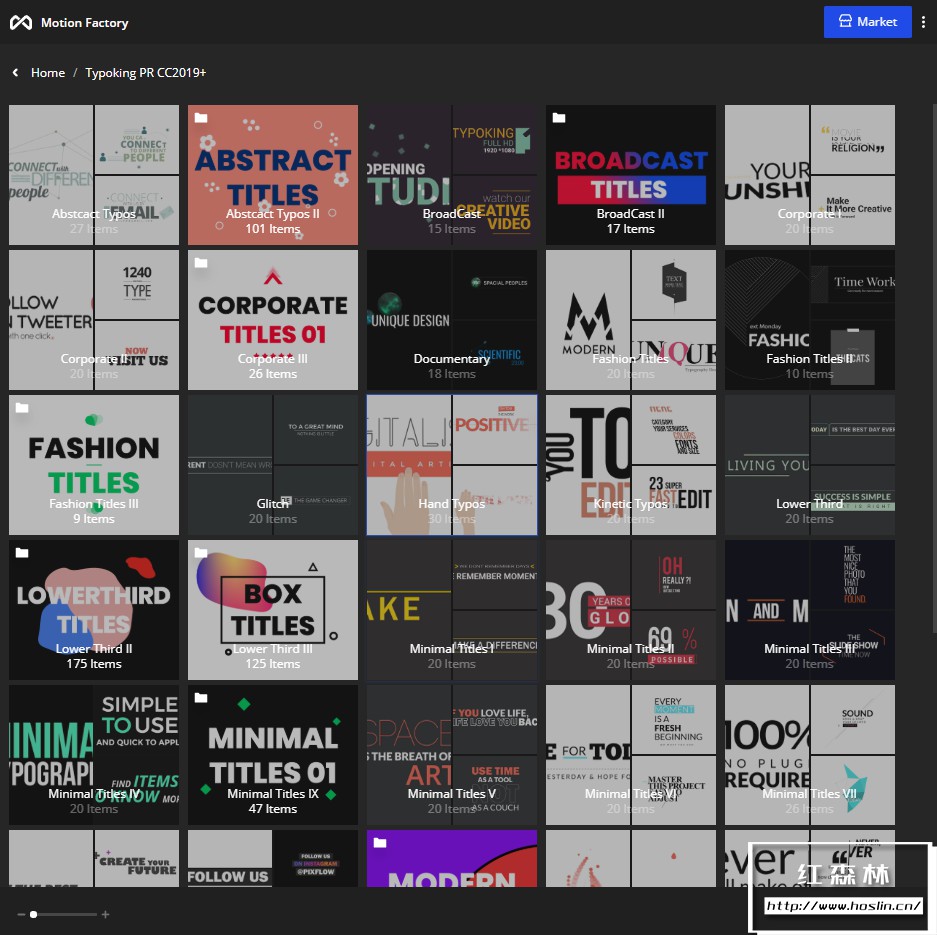 【PR脚本】1122个现代新颖时尚精美个性文字标题排版动画 TypoKing V7.0 – Title Animation – Kinetic Typography Text插图(1)