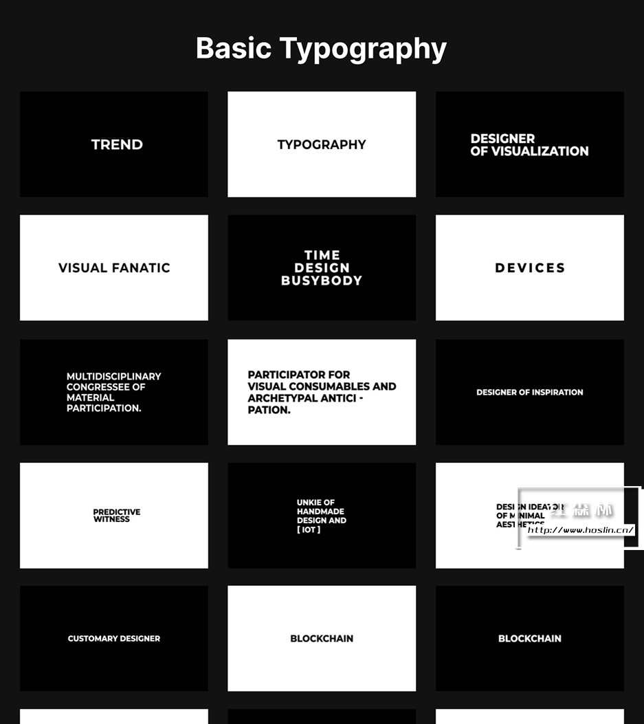 【AE/PR脚本】400个时尚创意字幕条标题排版设计文字动画 Just Typography Pack V2插图(3)