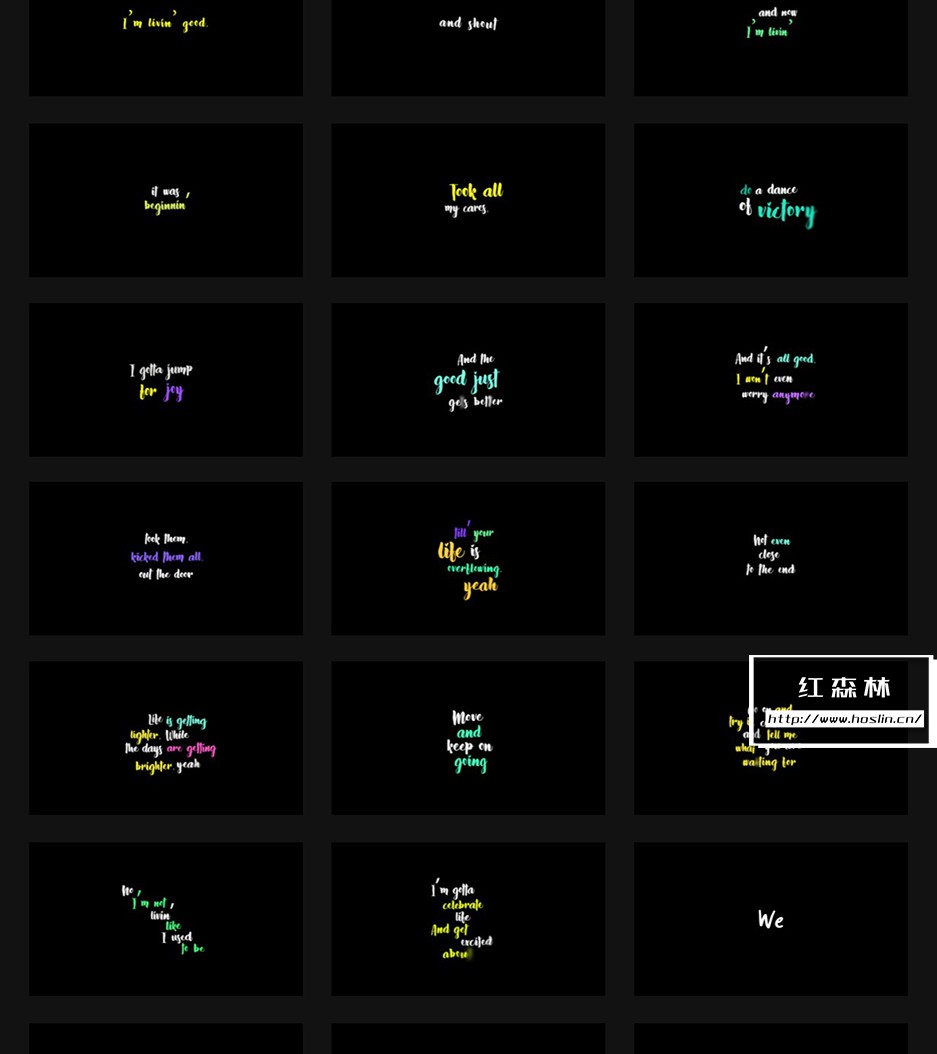 【AE/PR脚本】400个时尚创意字幕条标题排版设计文字动画 Just Typography Pack V2插图(19)