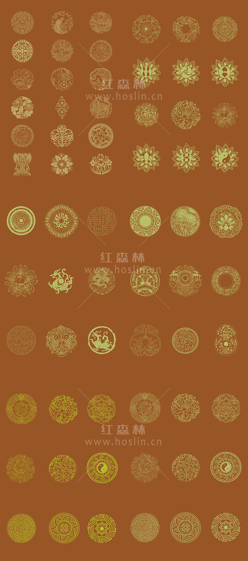 图片素材中国风传统吉祥图案民族图腾纹样png矢量包装设计素材